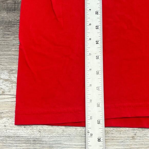 2000s Foo Fighters‎ Bay Island Red Mens XL Lightning Bolt Alt Rock Band T-Shirt - Picture 7 of 9